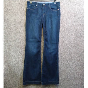 Gap 1969 Long and Lean Size 30 Dark Wash Flare